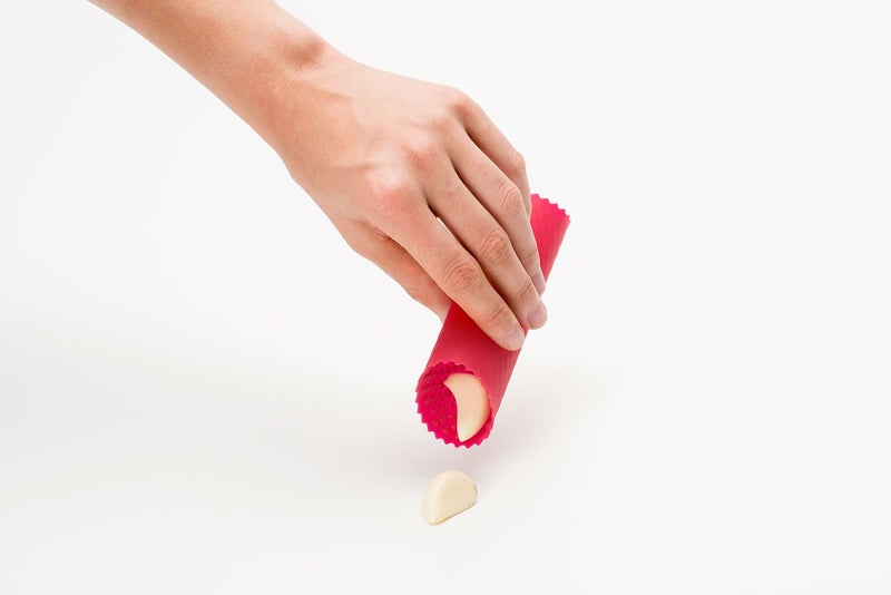 Zyliss Garlic Peeler - Silicone Garlic Peeler Tube Roller for Easy Garlic Skin Removal - Dishwasher Safe - Perfect for Gift & Essential Kitchen Gadgets - Red - Image 4